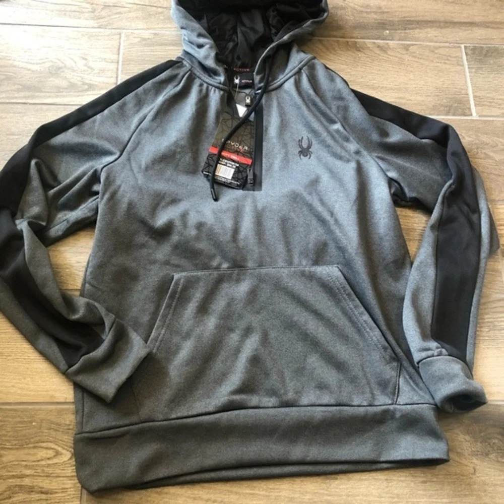 Spyder active mens small pullover hoodie